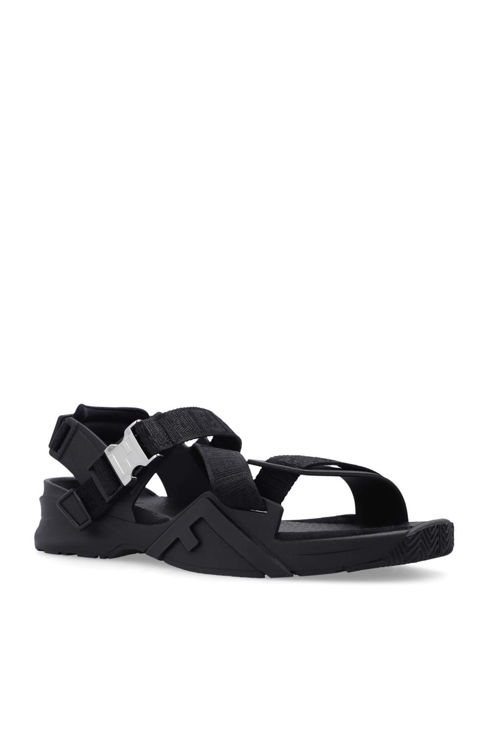 Fendi hot sale black sandals